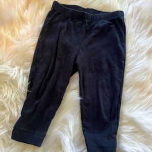 Baby Girls Black Leggings Size 12 mos